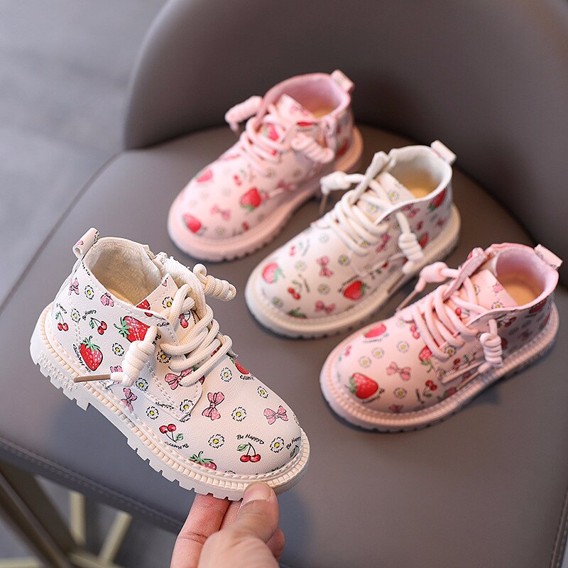 Cnfsnj Gloednieuwe Winter Mode Baby Meisjes Warm Katoen Bont Kids Snowboots Voor Jongens Meisjes Peuter Kinderen Candy Laarzen
