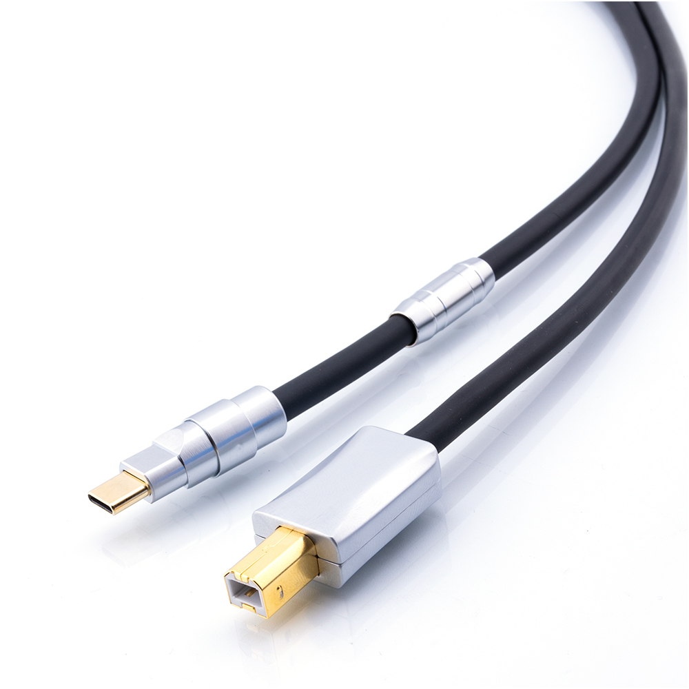 Mogami Usb Dac Otg Cable Lightning Type C To Type B Hifi Data Audio Digital Cable for Mobile Phone Sound Card Power Amplifier: WHITE / 2m