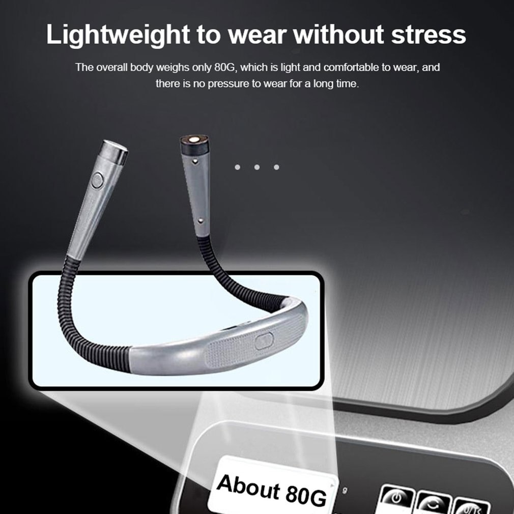 Flexible Handsfree LED Neck Light Book Reading Lamp Night Flashlight Camping Light Led Neck Reading Light