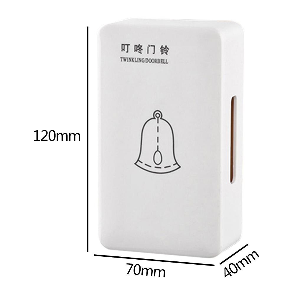 AC 220V Doorbell Strong Electric Sound Hairpin Type Mechanical Household 2 Line Hotel Wired Exchange Wall Mounted Bell