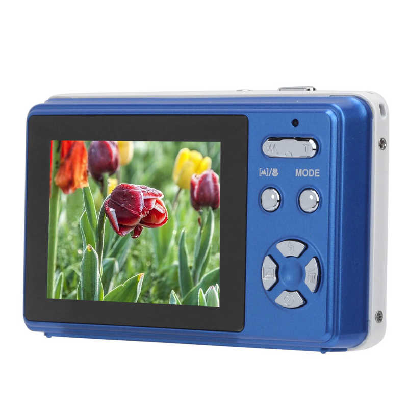 Mini Video Camera with 16x Digital Zoom 2.4 Inch IPS HD Screen Macro Camera Rechargeable for Record Video for Beginners for Take
