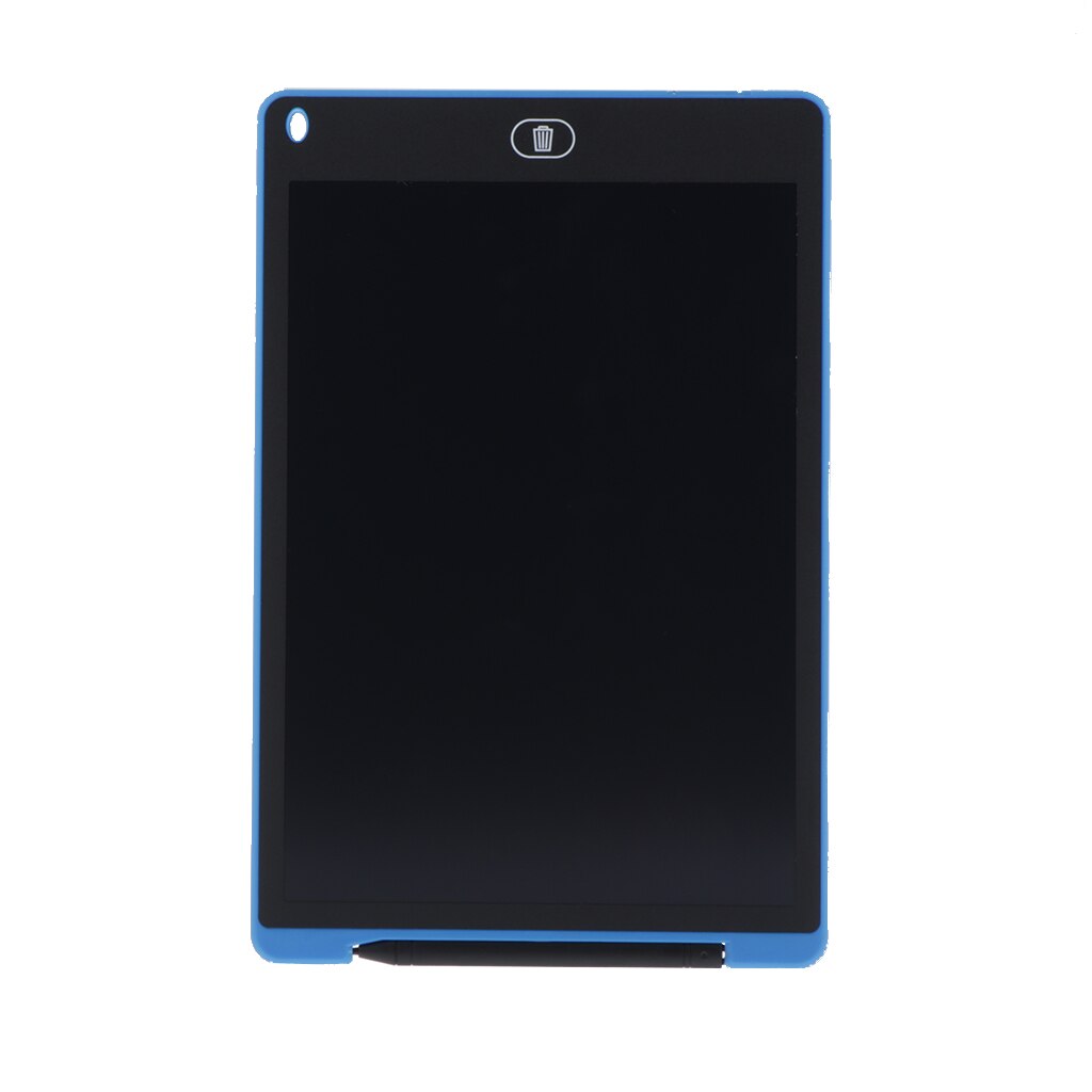 Ultra-thin 12 inch LCD Writing Tablet Writing Drawing Board Pad E-writer + Pen: Blue