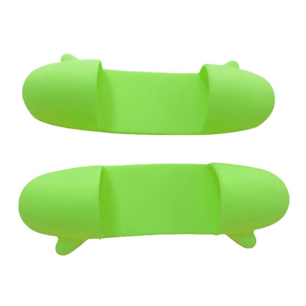 Non-slip Silicone Kitchen Gadget Kitchen Gadgets Mini 1 Pair Heat Insulated Finger Clip Bowl Dish Plate Clamp Gripper Pot Holder: Green