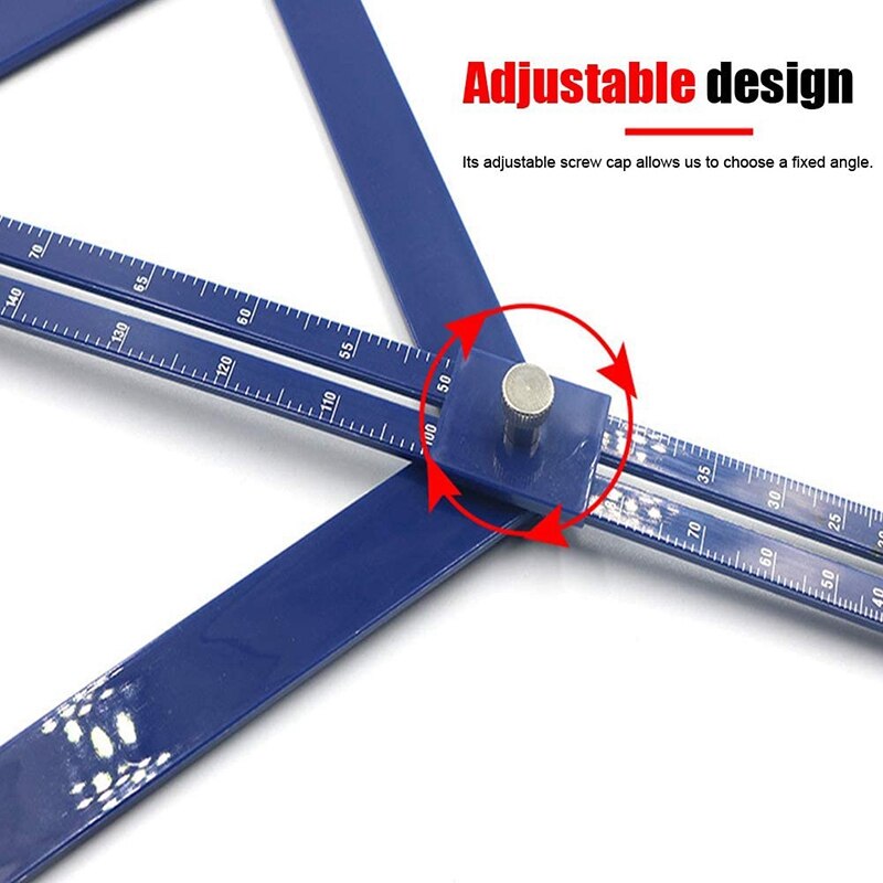 Bevel Corner Protractor Miter Angle Measuring Rule... – Vicedeal