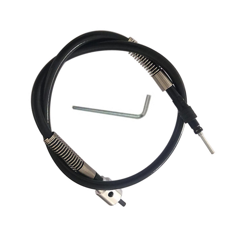 Flexible shaft for engraver Tool Flex Shaft Fits + Handpiece For Dremel Style Electric Drill Rotary Tool Accessories: Black Flexible shaft