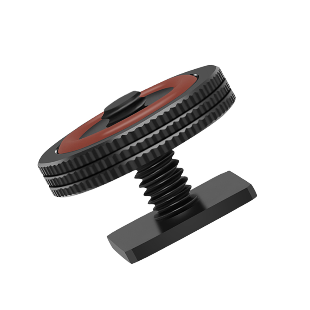 Adaptador de Base de montaje en Zapata fría y , tornillo de cabeza de trípode de 1/4 pulgadas, soporte de luz de Flash para cámara DSLR, monopié, soporte de Monitor de micrófono