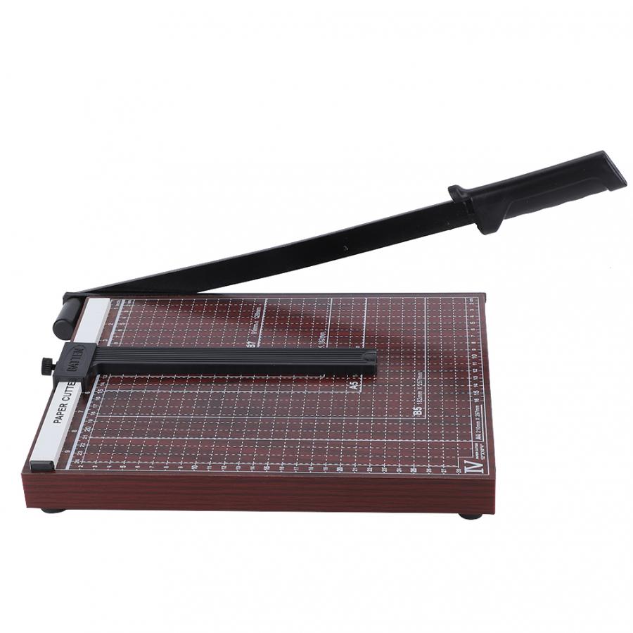 paper trimmer Wine Red Wooden Base A4/B5/A5/B6/B7 Paper Cutter Photo Trimmer Cutting Trimming Tool cutter