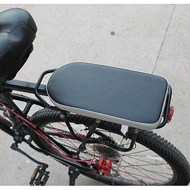 Bike Rack Comfortable Bike Bicycle Soft Cushion Seat Rear Rack for Adults Children Cycling Rear Rack Cushion Accessories