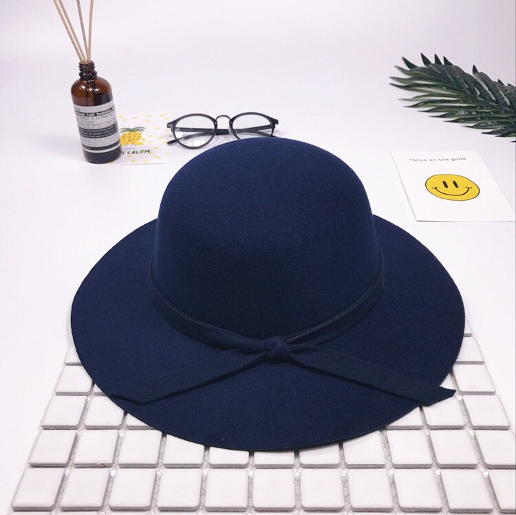 Gorros con lazo para niños y niñas de 2 a 8 años, Sombrero con lazo, gorra de playa, protección solar, accesorios de fotografía: Azul marino