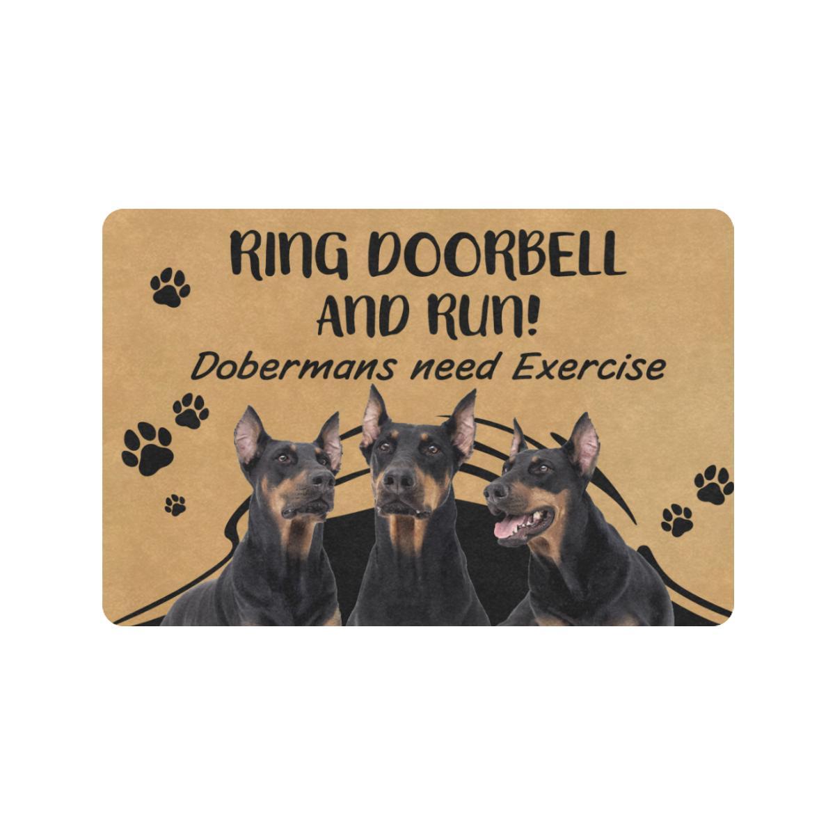 CLOOCL The Humans Just Live Here Wius Siberian Husky Doormat Decor Non-Slip Doormat Absorbent Carpet Bedroom Porch Welcome Mat: Doormat 12