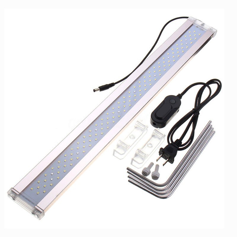 220v ADE Series Aquarium LED Lighting 12-24W SMD LED Overhead Fish Tank Aquatic Plant Growing Light 6500-7500K: 500C 24W