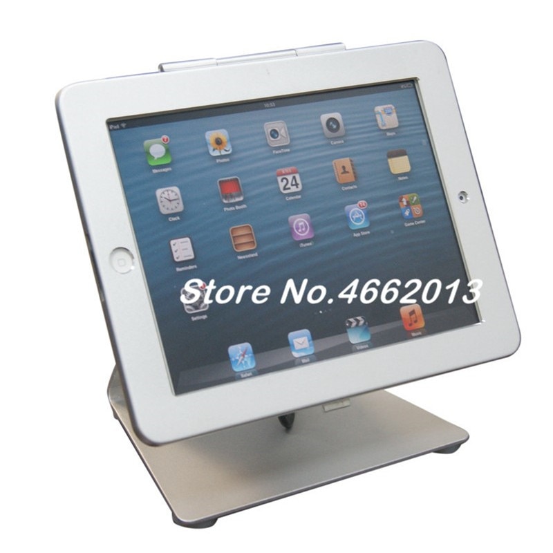 security desktop stand for iPad 2 3 4 air1 2 Pro 9.7 tablet with lock holder display rack bracket mounting on table anti-theft