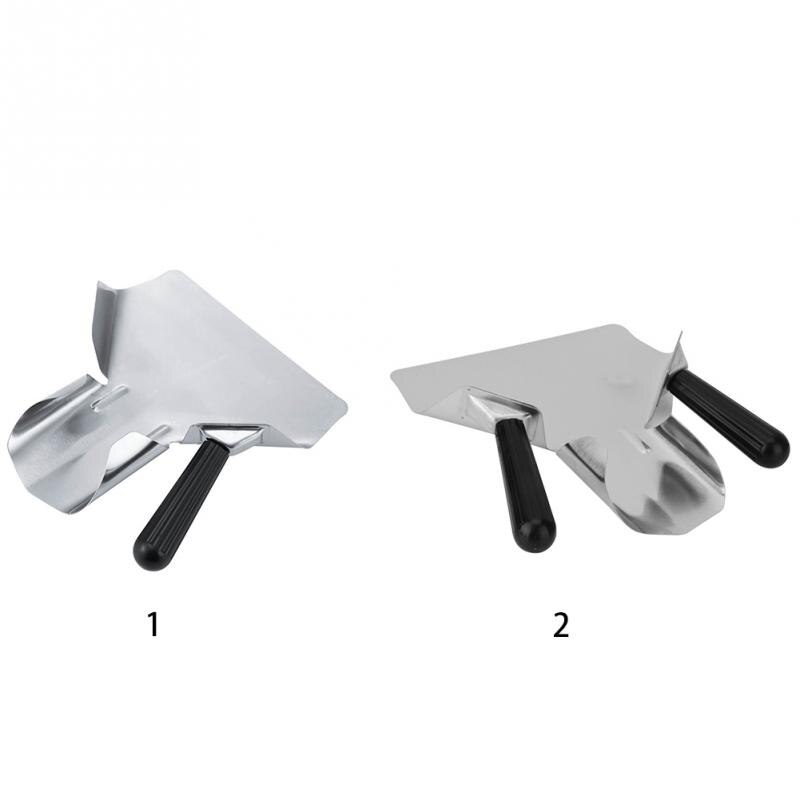 szufelka przekąski prażona kukurydza bagrownica kuchnia frytki łopata pożytek ergonomiczne domowe desery ze stali nierdzewnej szufelka antypoślizgowe