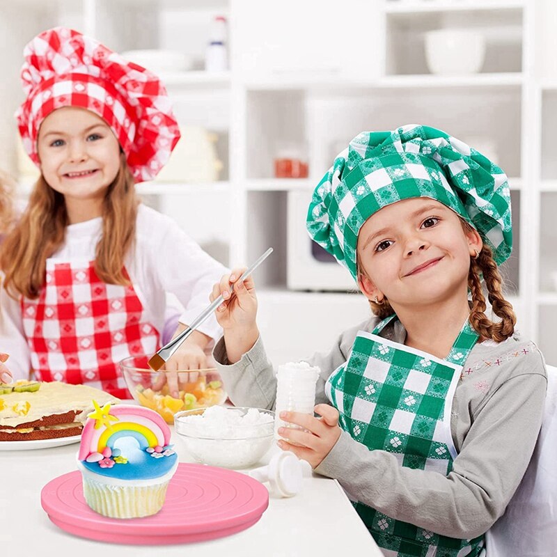 Cookie Decorating Kit,Round Cookie Turntable Decorating,Cookie Decoration Brushes Revolving Cookie Swivel Stand