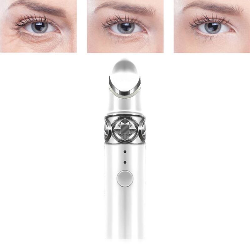 Usb oplaadbare thermische warmte oogmassager schoonheidsinstrument oogzak zwarte kringen verwijderaar  q84b