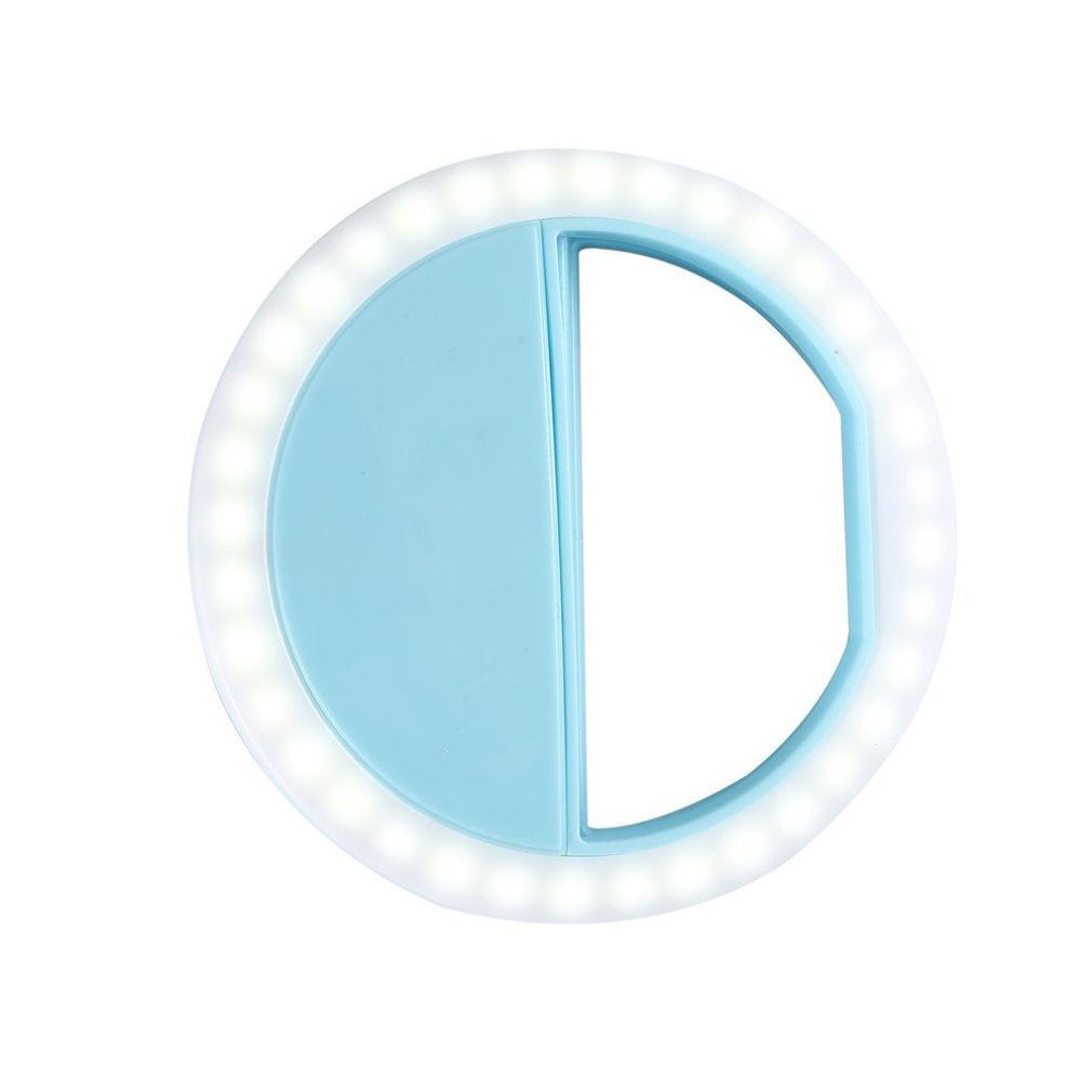 Clip de téléphone Portable Selfie LED Flash pour téléphone Portable Smartphone rond Portable Selfie lampe de poche Mini caméra lampe de poche