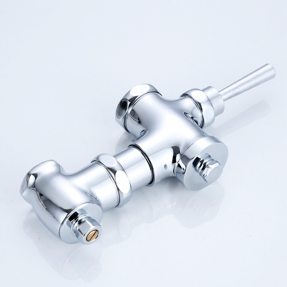 X10500A Hand-pressing Control Type Brass Toilet Flush Valve