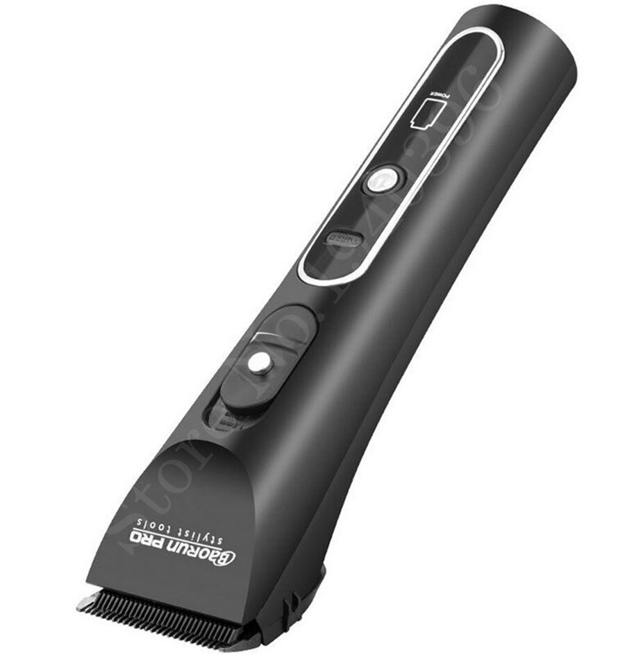 Black Electric Hair Trimmer Rechargeable Hair Clipper Haircut Beard Trimmer Razor for Adult Men 110-240V