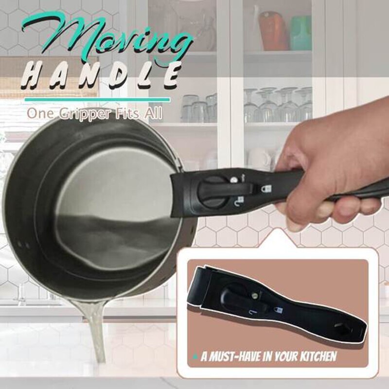 Replacement Pot Handle Woks Clip Handle Frying Pan Stockpot Universal Detachable Anti-Scalding Removable Handle JW