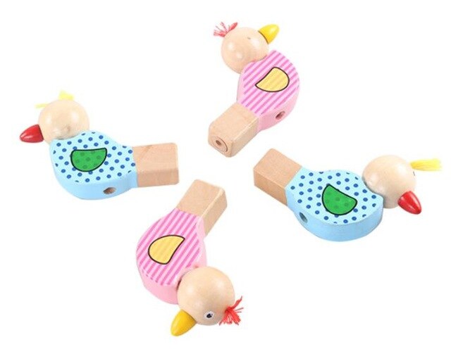 1 stk børn tidligt lærende pædagogisk legetøj farvet tegning vandfugl fløjtende musiklegetøj baby musikinstrument legetøj: E