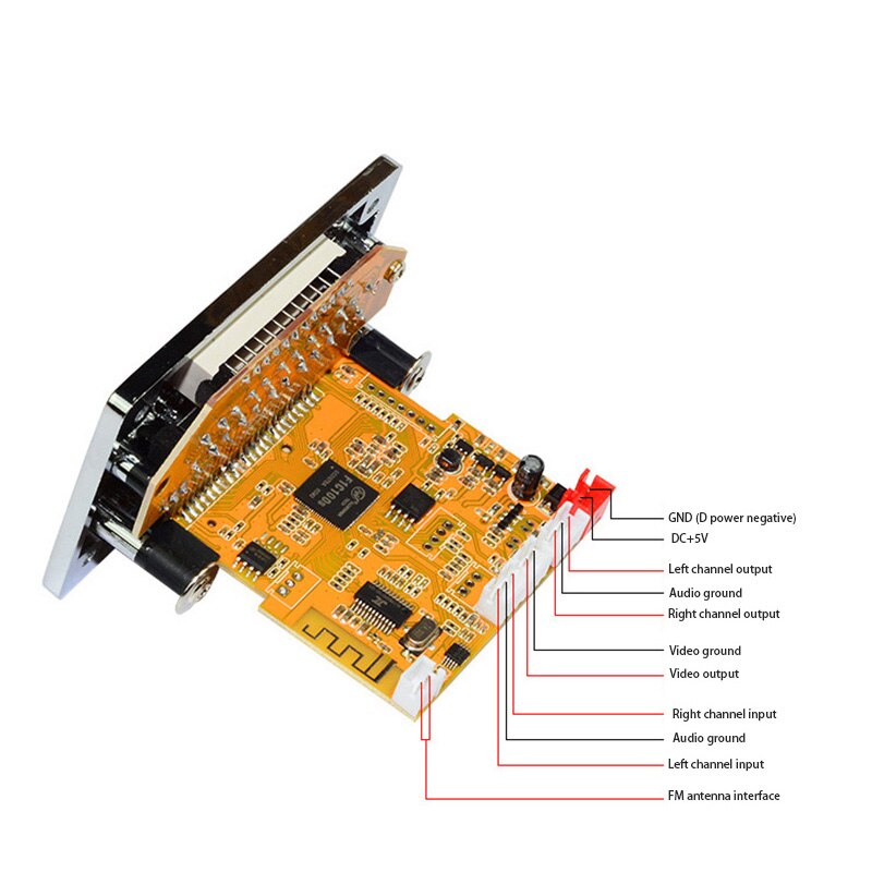 Lusya MP3/MP4/MP5 Bluetooth Audio Board Speler DTS Lossless MTV HD Video Speler Decoderen Board MP3 Decoder APE Speler B8-003