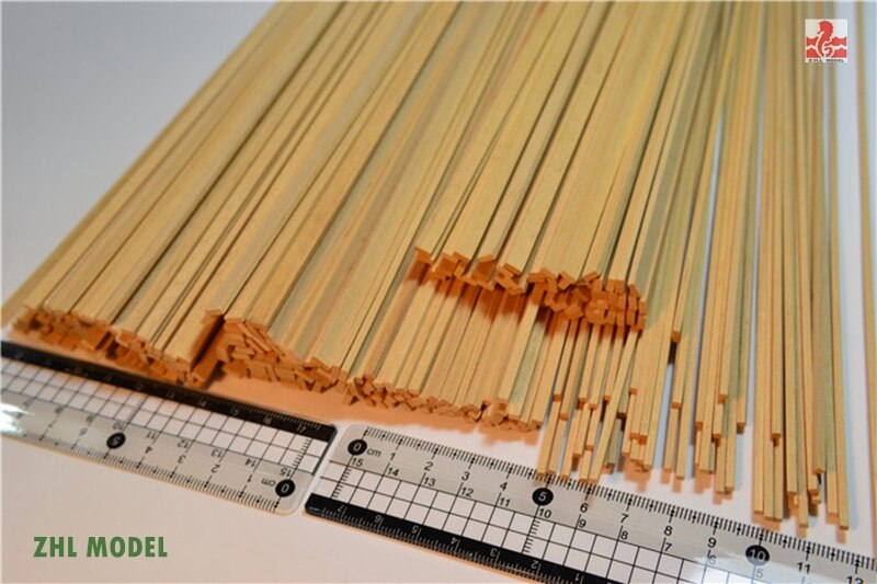 ZHL Indonesian timber wood strips 25 pieces model ship