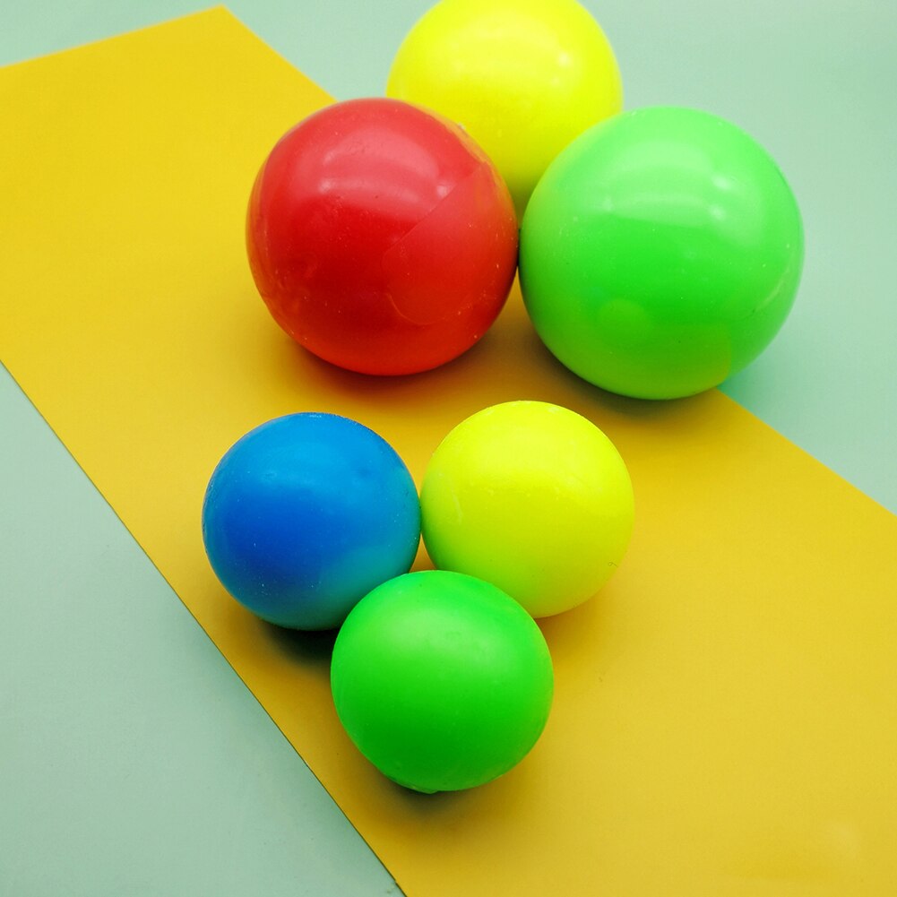 1Pc Tpr Decompressie Bal Kleverige Squash Bal Zuig Decompressie Speelgoed Kleverige Doel Bal Kinderen Speelgoed Reactievermogen