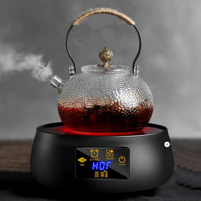 Hammer Beam Glass Teapots High Temperature Kettle Electric Ceramic Stove Open Fire Boil Teapot Coffee Juice Drink Cold Kettle