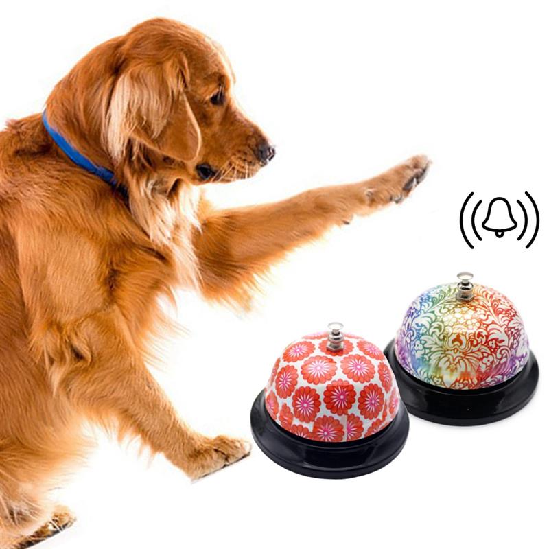 Interactive Dog IQ Training Ringer Toys Pet Puppy Kitten Feeding Food Called Dinner Bell Colorful Small Dog Training Accessories: Type 6