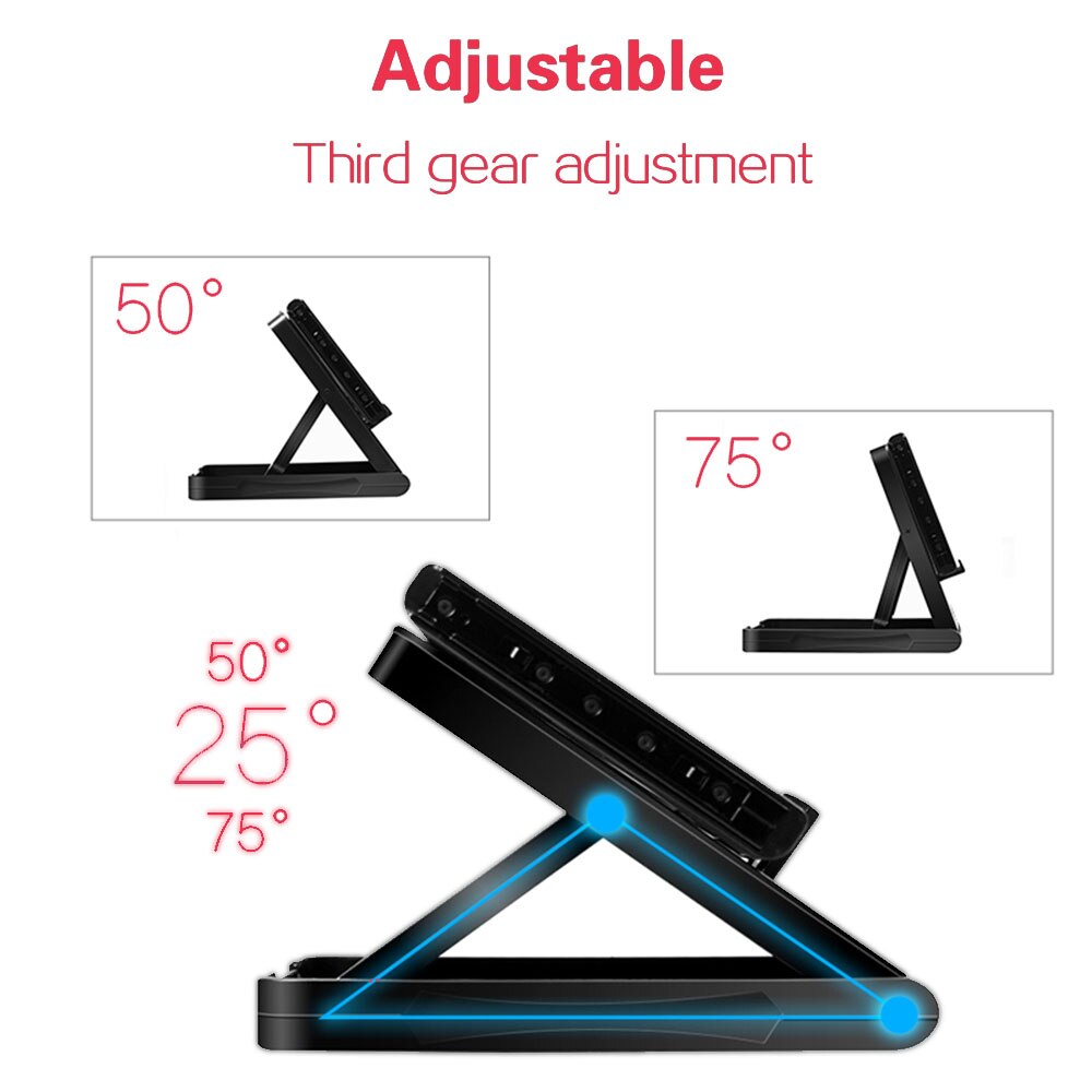 Portable Desktop Stand Phone Switch Foldable Switch Host Mobile Phone Table Base Folding Bracket For Nintendo Switch