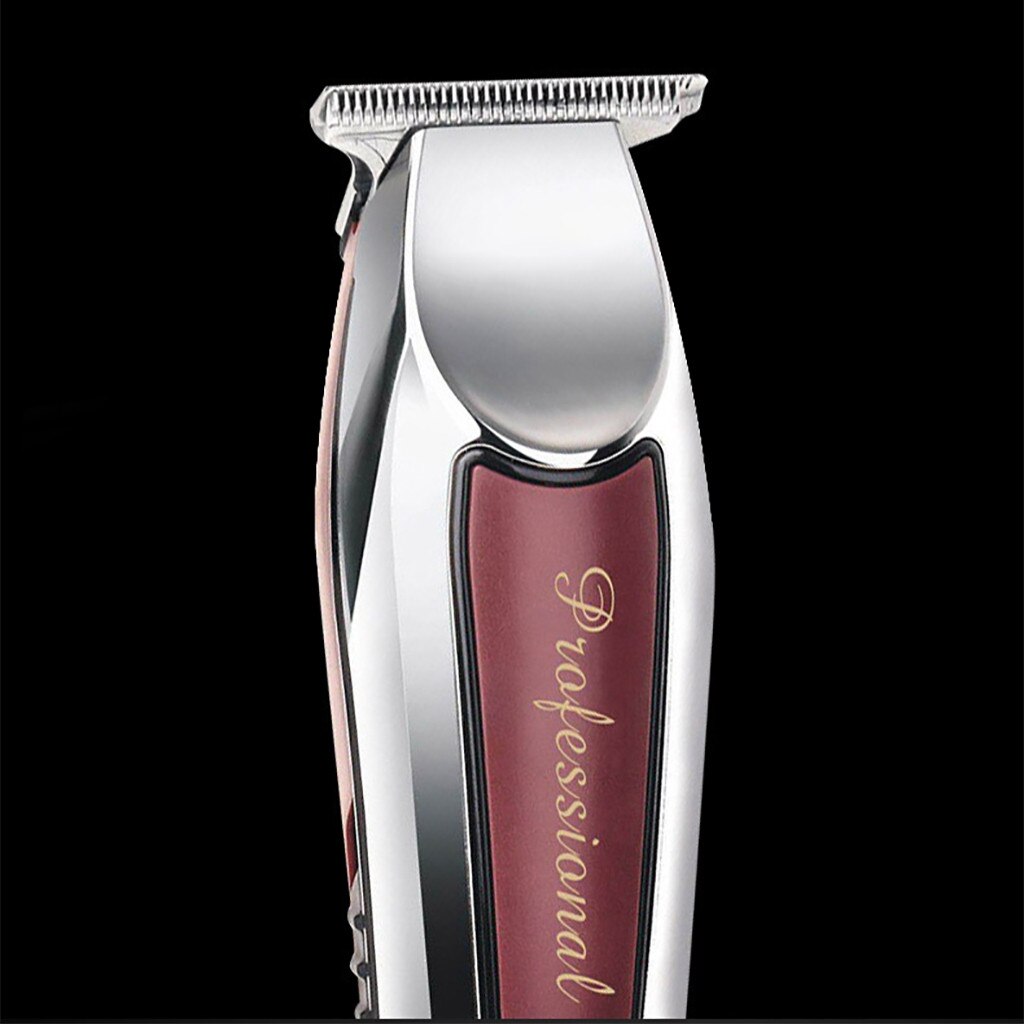 waterproof Hair-Trimmer 8081 Adjustable T-Wide Blade Portable Rechargeable Hair Clipper Hair Cutting Machine