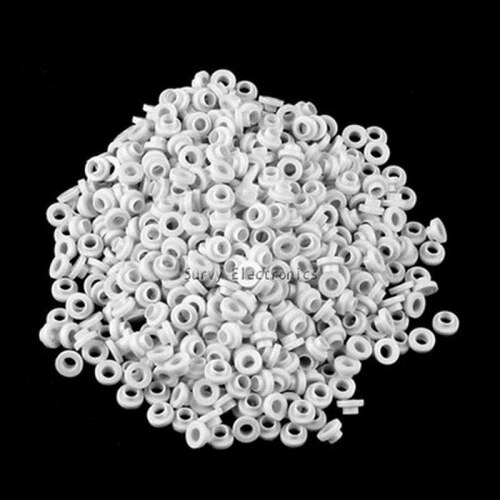 100 Stuks To-220 Transistor Plastic Isolatie Washer + 100 Stuks To-220 Geïsoleerde Siliconen Pad Sheet Strip