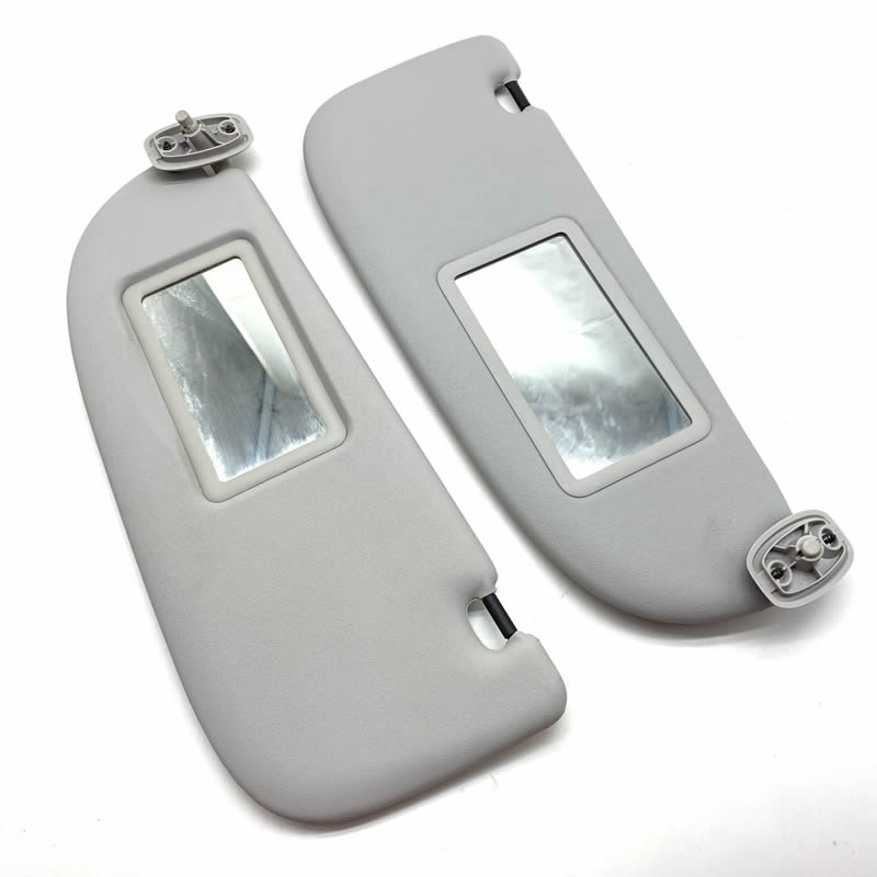 Visera interior gris con espejo de maquillaje para Peugeot 206 para Citroen C2 1999 gris izquierda/derecha