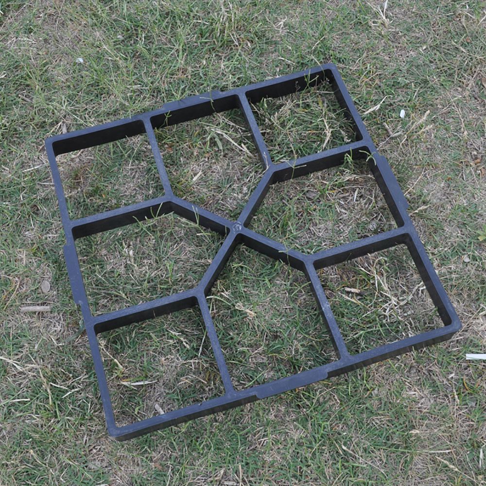 Diy sti maker sekskant hul form haven sti beton plast mursten skimmel belægning fortov gangbro forme til gårdhave haven