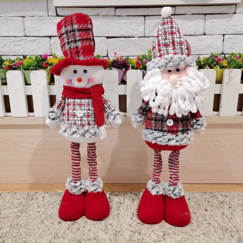 Telescopic Christmas Doll Merry Christmas Decor For Home Christmas Ornaments Xmas Year 2022