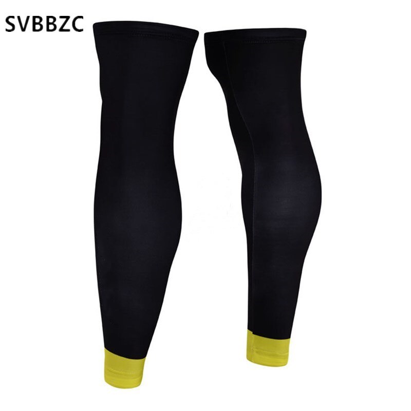 schwarz Gelb Fahrrad Stulpen MTB Frühling Sommer UV warm Radfahren Leggings Fahrrad Ciclismo Beinlinge Ärmel für Männer