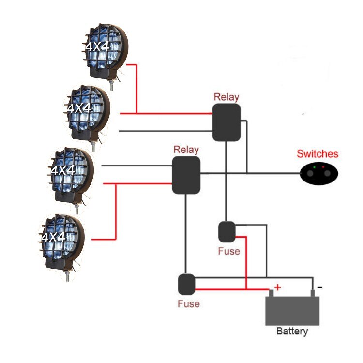12v 260w dual relay on/off Car light power switch ... – Vicedeal