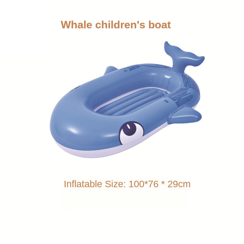 Inflatable baby boat for children Inflatable Motor boat for children inflatable boat for children floating on the water: Baby whale boat