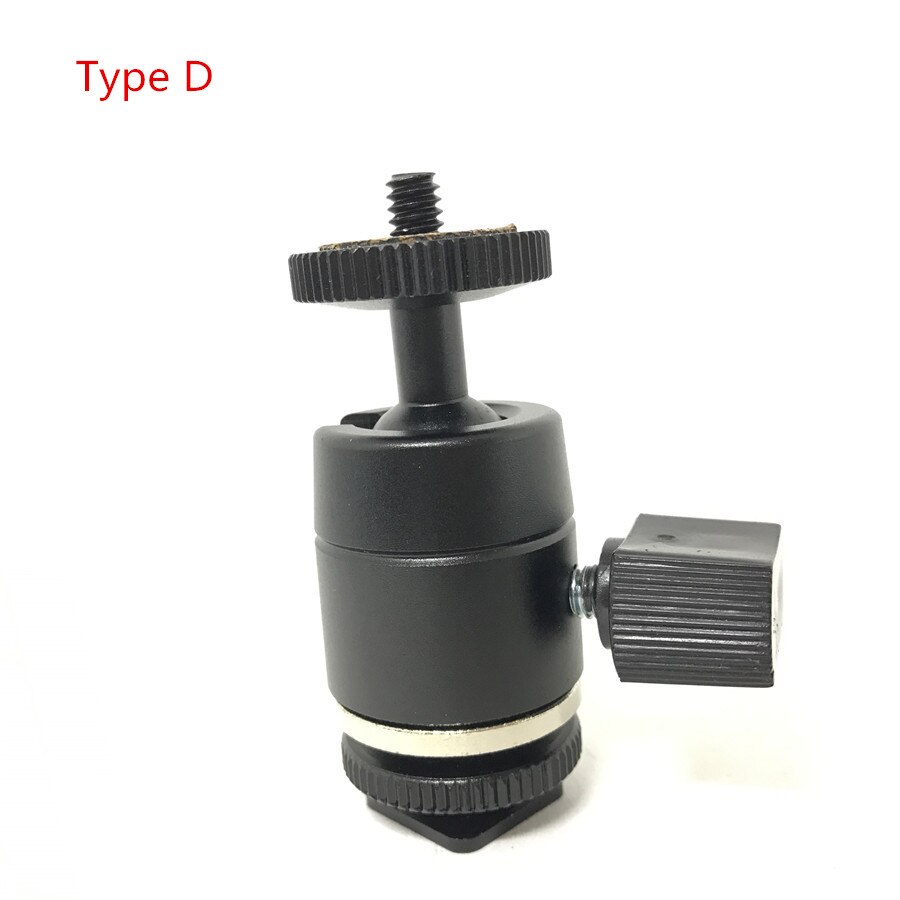 Jadkinsta Camera Tripod Ball Head 360 Degree Mini Ballhead for Camera LED Light Monitor Photo Studio Accessories Ball Mount: D