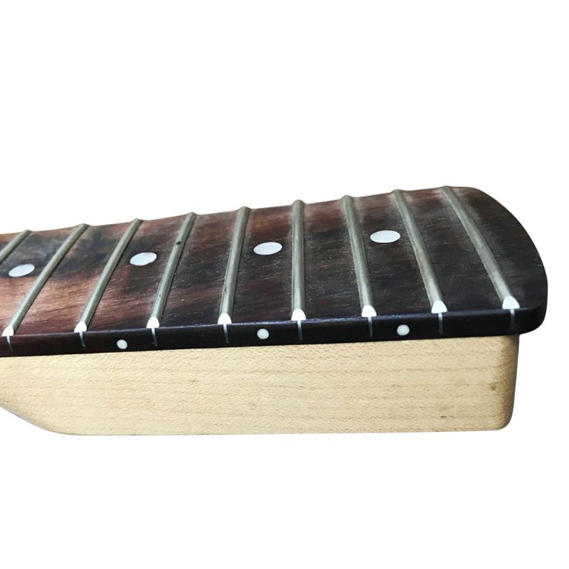TL manche de manche de guitare électrique 22 frettes en bois d&#39;érable et de rose pour Kit Luthier, directe