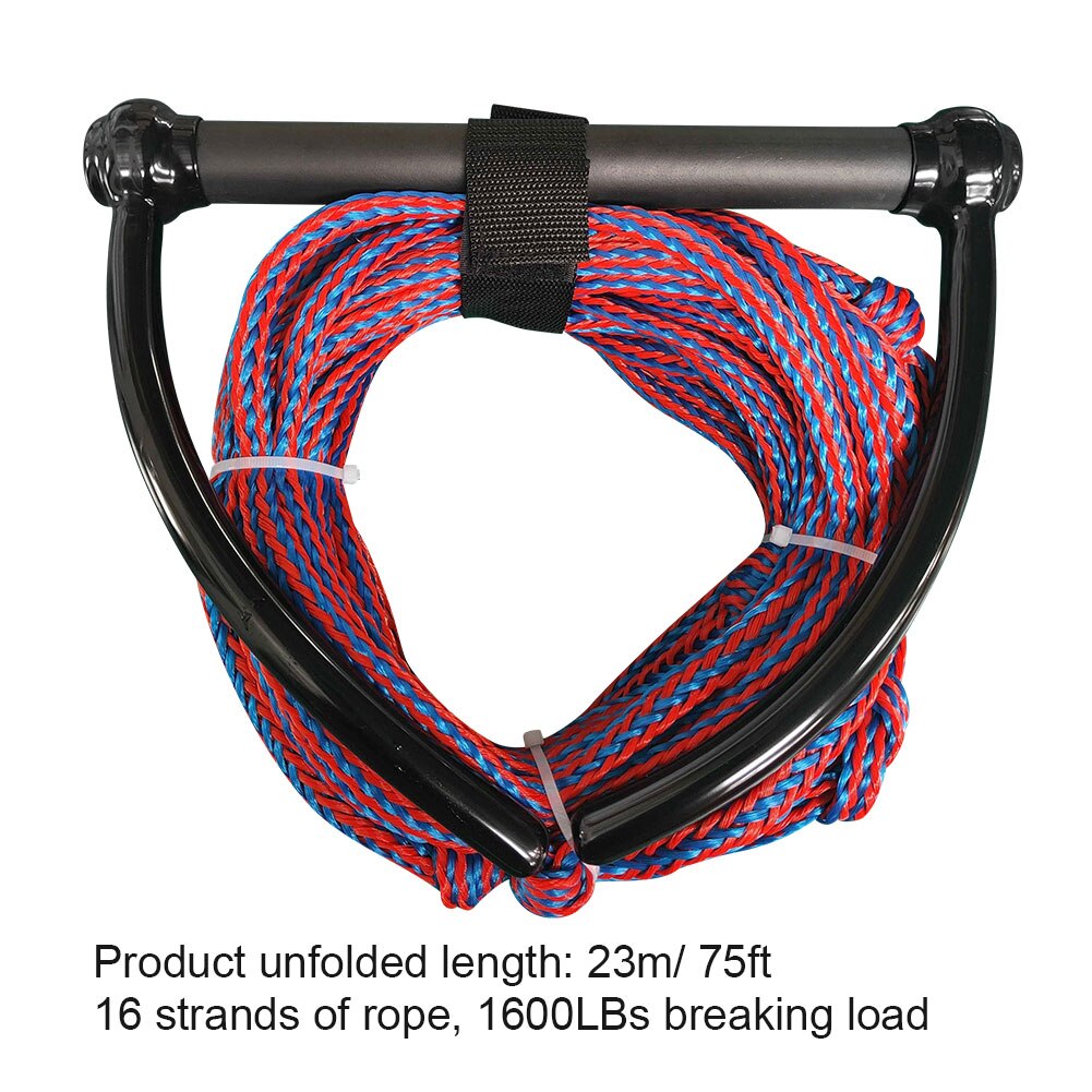 Kneeboard Boating Water Ski Rope for Ski Rope 4-Section Watersport Leash Safety Surfing Tow Line with Floating Wakeboard Handle