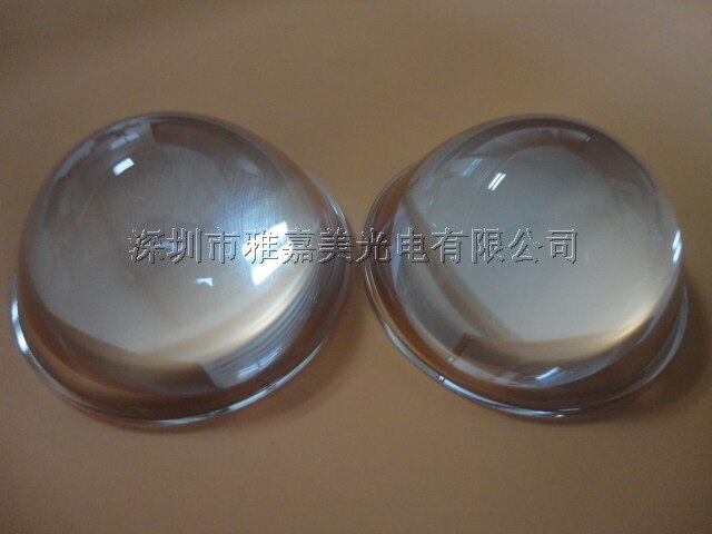 Diameter 52mm Focal Length 26mm Plano convex Glass Lens for Zoom LED Flashlight Torch Bike head lamp spotlight projector