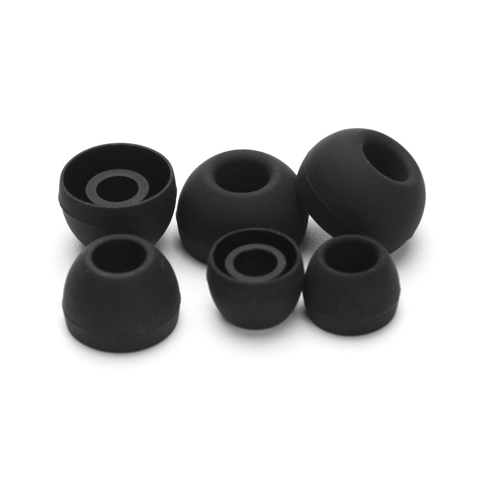 3 Pairs(6pcs)L M S Earbuds Earphone Eartips Noise Isolating Silicone Ear Sleeve Ear Tip Comfortable Replacement for KZ Earphones