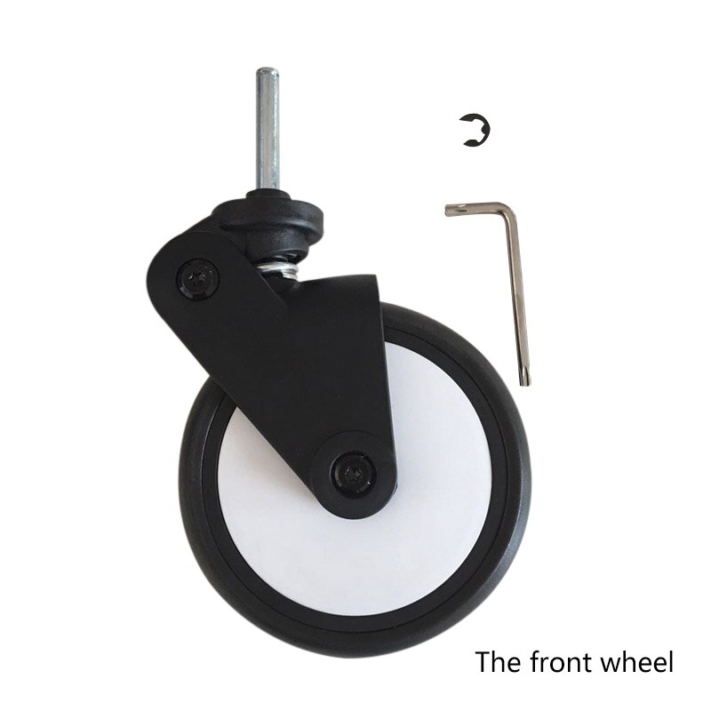 Barnevogn forhjul og baghjul baby klapvogn hjul udskiftning barnevogne hjul universal klapvogn tilbehør: Forhjul