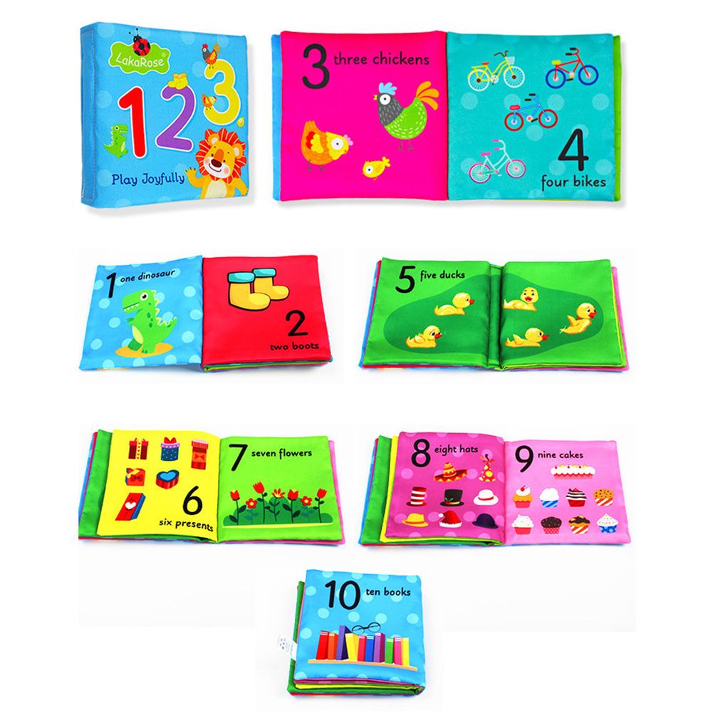 Cartoon Alfabet Kleur Vorm Baby Doek Boek Erkenning Leren Onderwijs Speelgoed Zachte Doek Leren Cognize Boek Kids Rustig Boek