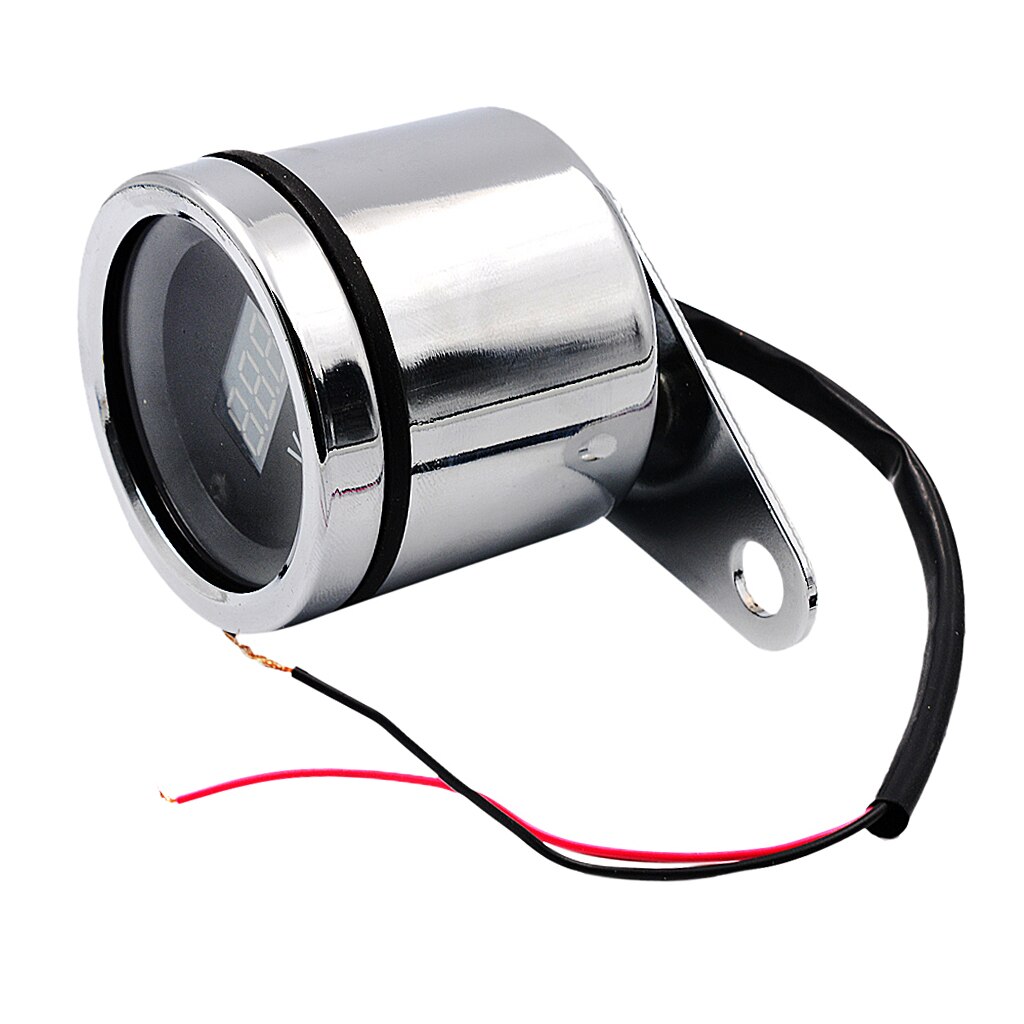 62mm Motorrad Voltmeter LED Spannung Messgerät Meter Prewired Verbindung Für Motorrad ATV Schmutz Fahrrad Grube Fahrrad Quad 12V