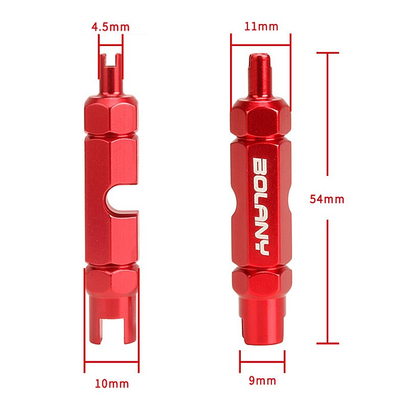 Double-head Bicycle Wrench Valve Core Disassembly Tool Multifunction Valve Core Removal Tool Wrench Disassembly Tubeless Tool