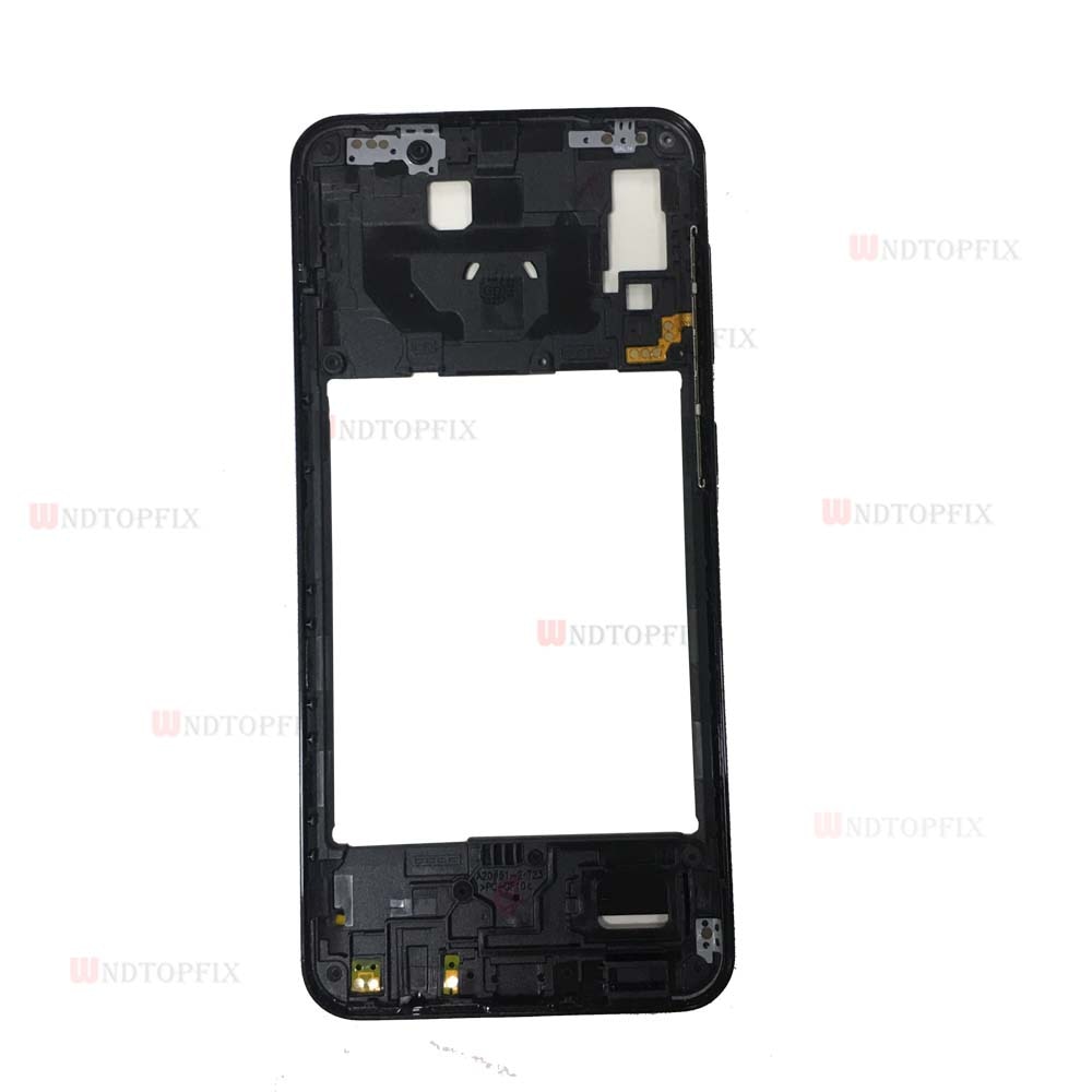 For Samsung A20 A30 A40 A50 A60 A205F A305F A405F A505F A606F Front Housing LCD Frame Middle Frame Back Plate Housing Back Cover