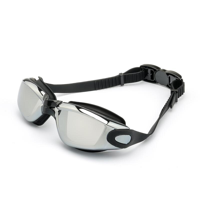 Volwassen Hd Zwemmen Goggle Waterdicht Badmode Brillen Zwemmen Duiken Water Bril Mist Voorkomen Electroplated Frame Zwembril