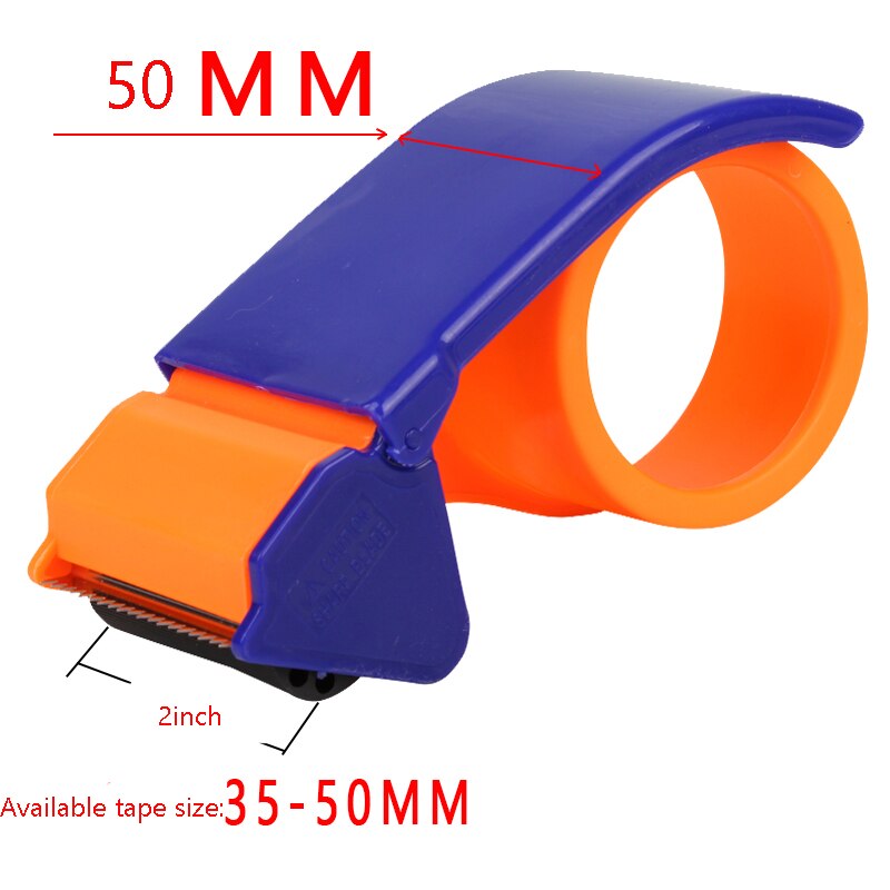 1pc 2" Width Tape Dispenser Manual Sealing Device Tape Cutter Baler Carton Sealer Packager Cutting Machine